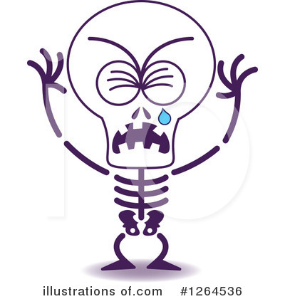 Royalty-Free (RF) Skeleton Clipart Illustration by Zooco - Stock Sample #1264536