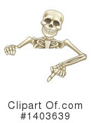 Skeleton Clipart #1403639 by AtStockIllustration