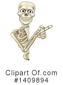 Skeleton Clipart #1409894 by AtStockIllustration