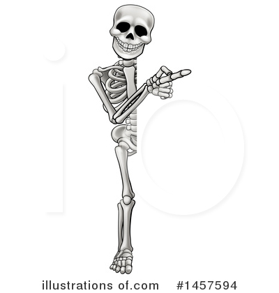 Royalty-Free (RF) Skeleton Clipart Illustration by AtStockIllustration - Stock Sample #1457594