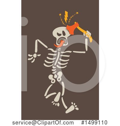 Royalty-Free (RF) Skeleton Clipart Illustration by Zooco - Stock Sample #1499110