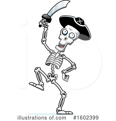 Skeleton Clipart #1602399 by Cory Thoman