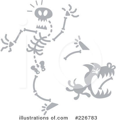 Royalty-Free (RF) Skeleton Clipart Illustration by Zooco - Stock Sample #226783
