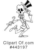 Skeleton Clipart #443197 by toonaday