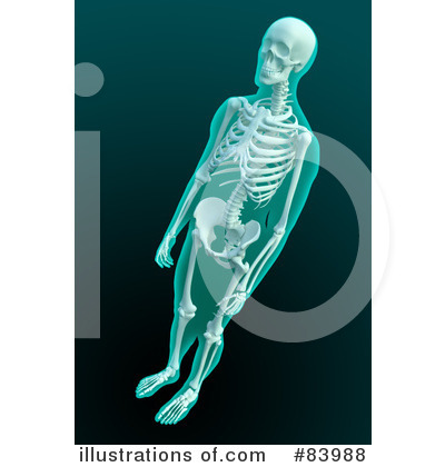 Royalty-Free (RF) Skeleton Clipart Illustration by Mopic - Stock Sample #83988