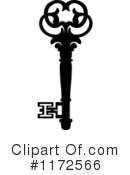 Skeleton Key Clipart #1172566 by Vector Tradition SM