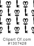 Skeleton Key Clipart #1307428 by Vector Tradition SM