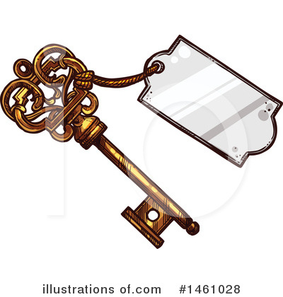 Skeleton Keys Clipart #1461028 by Vector Tradition SM