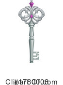Skeleton Key Clipart #1780008 by Vector Tradition SM