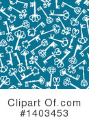 Skeleton Keys Clipart #1403453 by Vector Tradition SM