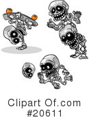 Skeletons Clipart #20611 by Tonis Pan