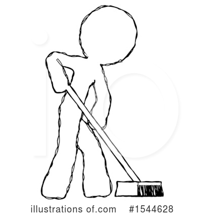 Royalty-Free (RF) Sketch Design Mascot Clipart Illustration by Leo Blanchette - Stock Sample #1544628
