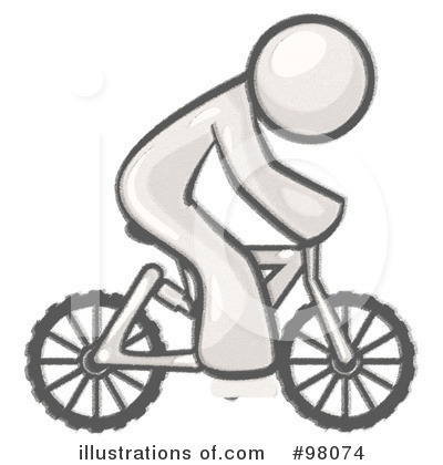 Bicycle Clipart #98074 by Leo Blanchette