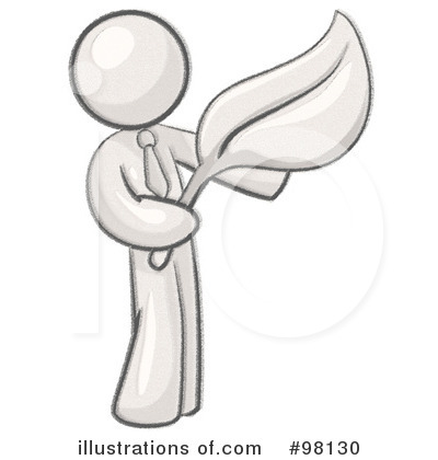 Royalty-Free (RF) Sketched Design Mascot Clipart Illustration by Leo Blanchette - Stock Sample #98130