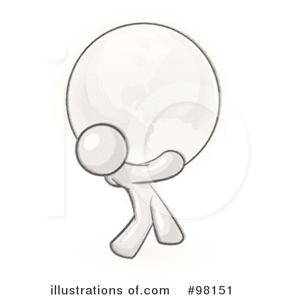 Royalty-Free (RF) Sketched Design Mascot Clipart Illustration by Leo Blanchette - Stock Sample #98151