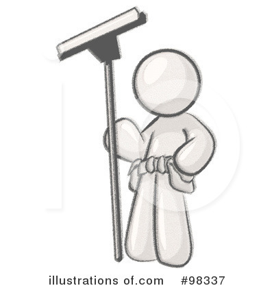 Window Cleaner Clipart #98337 by Leo Blanchette
