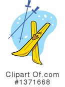 Ski Clipart #1371668 by Clip Art Mascots