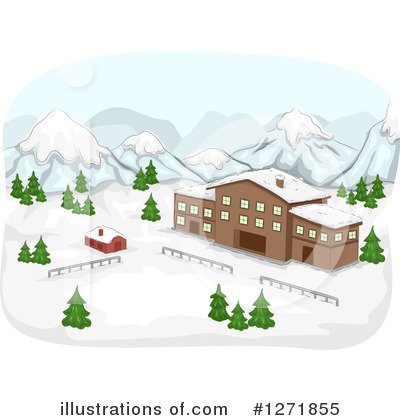 Royalty-Free (RF) Ski Resort Clipart Illustration by BNP Design Studio - Stock Sample #1271855