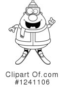 Skier Clipart #1241106 by Cory Thoman