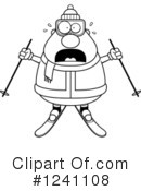 Skier Clipart #1241108 by Cory Thoman