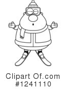 Skier Clipart #1241110 by Cory Thoman