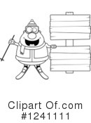 Skier Clipart #1241111 by Cory Thoman