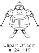 Skier Clipart #1241119 by Cory Thoman