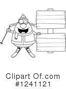 Skier Clipart #1241121 by Cory Thoman