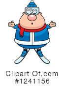 Skier Clipart #1241156 by Cory Thoman