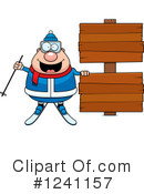 Skier Clipart #1241157 by Cory Thoman