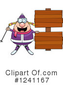 Skier Clipart #1241167 by Cory Thoman