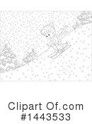 Skiing Clipart #1443533 by Alex Bannykh