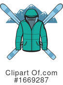 Skiing Clipart #1669287 by Vector Tradition SM