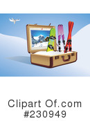Skiing Clipart #230949 by Eugene