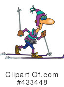 Skiing Clipart #433448 by toonaday