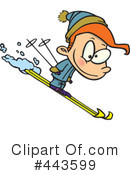 Skiing Clipart #443599 by toonaday