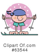 Skiing Clipart #63544 by Andy Nortnik