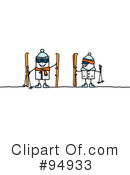Skiing Clipart #94933 by NL shop