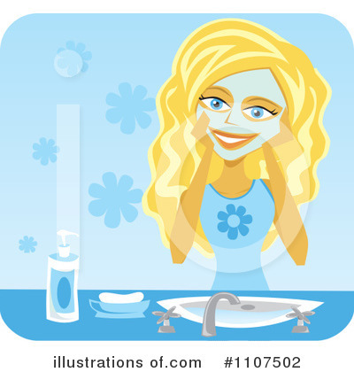 Royalty-Free (RF) Skin Care Clipart Illustration by Amanda Kate - Stock Sample #1107502