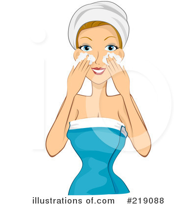 Royalty-Free (RF) Skin Care Clipart Illustration by BNP Design Studio - Stock Sample #219088