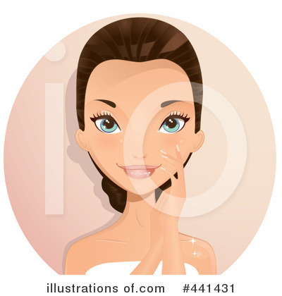 Royalty-Free (RF) Skin Care Clipart Illustration by Melisende Vector - Stock Sample #441431
