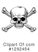 Skull And Crossbones Clipart #1292454 by AtStockIllustration