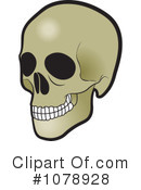 Skull Clipart #1078928 by Lal Perera