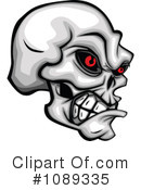 Skull Clipart #1089335 by Chromaco