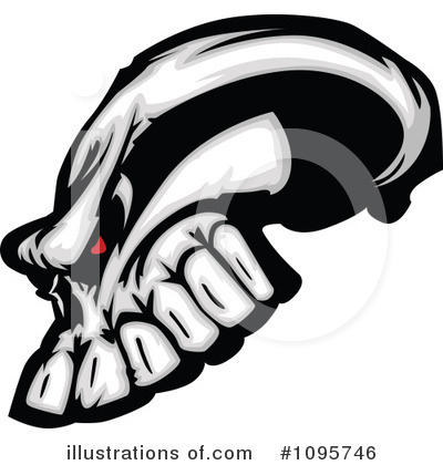 Skulls Clipart #1095746 by Chromaco