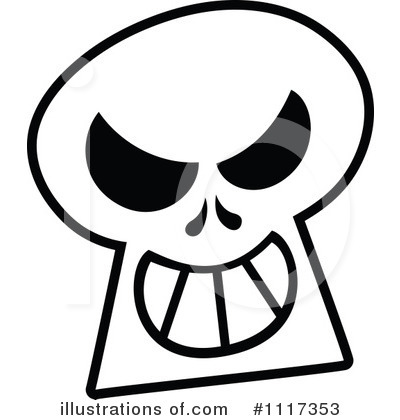 Skull Clipart #1117353 by Zooco