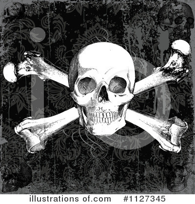Skull And Crossbones Clipart #1127345 by BestVector