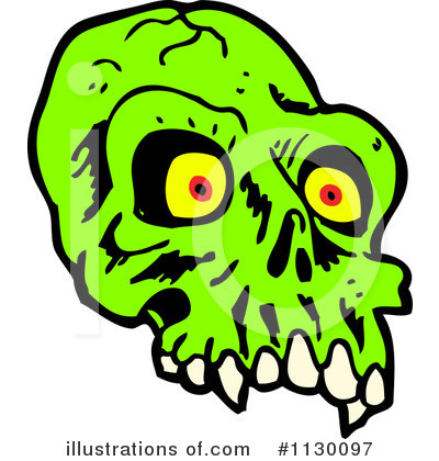 Royalty-Free (RF) Skull Clipart Illustration by lineartestpilot - Stock Sample #1130097