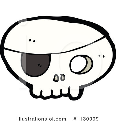 Pirate Skull Clipart #1130099 by lineartestpilot