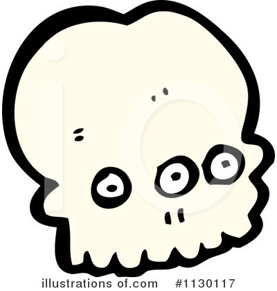 Royalty-Free (RF) Skull Clipart Illustration by lineartestpilot - Stock Sample #1130117